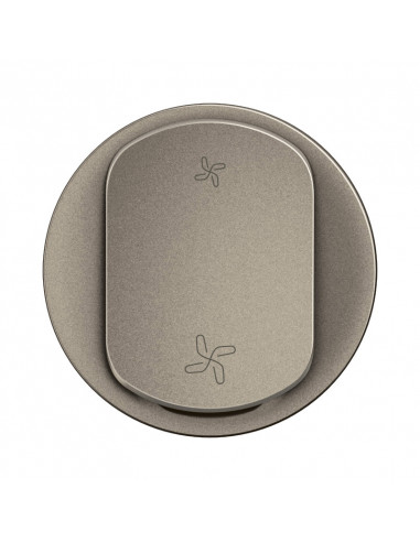 Enjoliveur commande VMC Céliane 2 vitesses Titanium LEGRAND CT6001