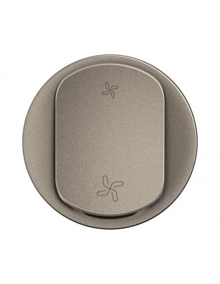 Enjoliveur commande VMC Céliane 2 vitesses Titanium LEGRAND CT6001