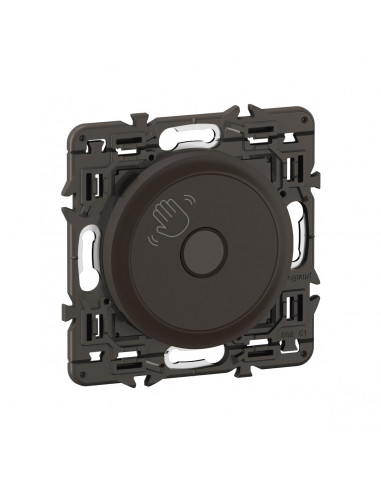 Commande sans contact 200W LED Céliane enjoliveur Noir et support LEGRAND CZ0003