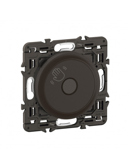 Commande sans contact 200W LED Céliane enjoliveur Noir et support LEGRAND CZ0003