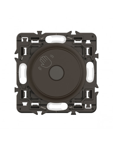 Commande sans contact 200W LED Céliane enjoliveur Noir et support LEGRAND CZ0003