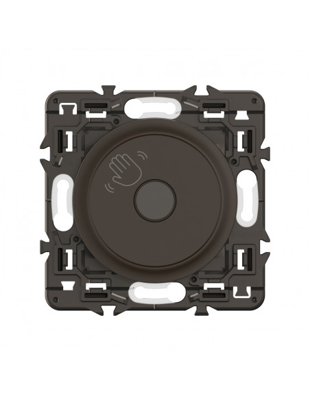 Commande sans contact 200W LED Céliane enjoliveur Noir et support LEGRAND CZ0003