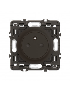Prise 2P+T Surface Céliane enjoliveur Noir et support LEGRAND CZ0111 2