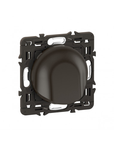 Sortie de câble Céliane enjoliveur Noir et support LEGRAND CZ0181