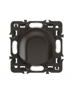 Sortie de câble Céliane enjoliveur Noir et support LEGRAND CZ0181 2