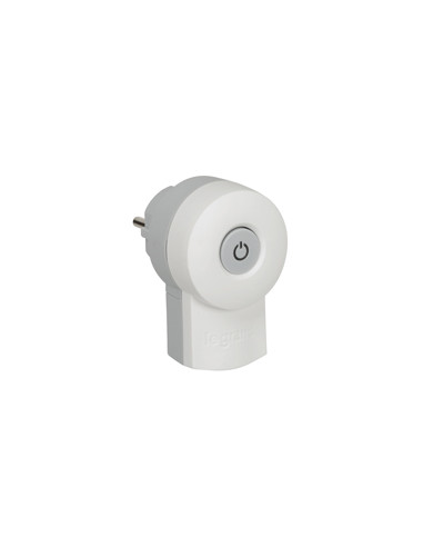 Fiche double fonction 2P+T 16A 250V avec interrupteur 16A LEGRAND 050409