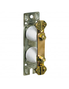 Barrette à cosses Cosga avec platine métal 150x45mm et fixation par vis Ø3,5mm LEGRAND 034388 2