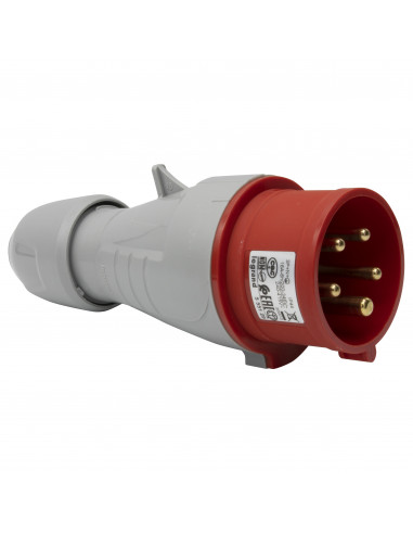 Fiche mobile droite P17 IP44 16A 380V à 415V~ 3P+N+T LEGRAND 555129