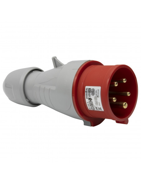 Fiche mobile droite P17 IP44 16A 380V à 415V~ 3P+N+T LEGRAND 555129