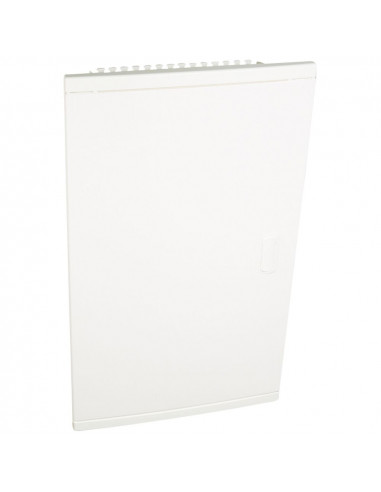 Coffret modulaire encastré 3 rangées 36+6 modules avec porte isolante galbée blanche LEGRAND 001513