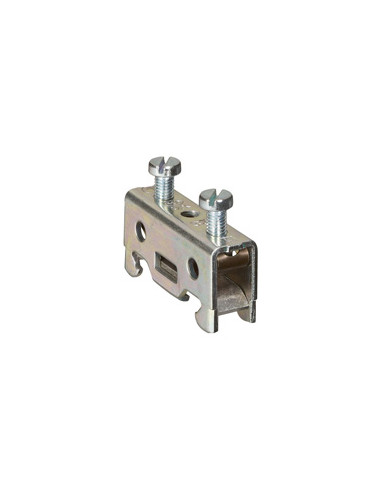Bloc de jonction pour conducteur de protection à vis viking 3 avec 1 jonction bloc nu section 35mm² pas 15mm LEGRAND 037176