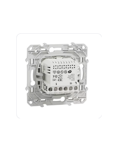 Wiser Odace variateur poussoir 2 fils zigbee blanc SCHNEIDER S520522W