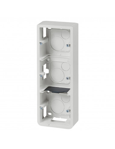Cadre saillie profondeur 40mm Mosaic pour 3x2 modules vertical et support référence 080253 LEGRAND 080283