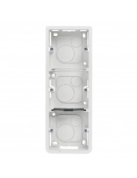 Cadre saillie profondeur 40mm Mosaic pour 3x2 modules vertical et support référence 080253 LEGRAND 080283