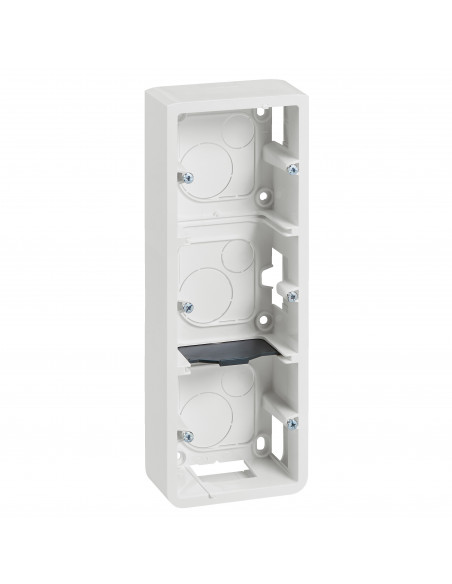 Cadre saillie profondeur 40mm Mosaic pour 3x2 modules vertical et support référence 080253 LEGRAND 080283