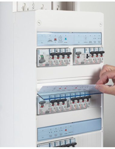 Coffret Drivia 13 modules 4 rangées IP30 IK05 Blanc RAL9003 LEGRAND 401214