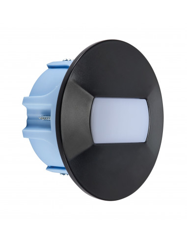 BALIZ NOIR LED 0,4W/BLEU  ARIC 51604