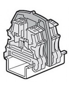Cloison de séparation pour blocs de jonction à vis viking 3 avec 1 entrée 1 sortie pas de 5mm , 6mm , 8mm ou 10mm LEGRAND 037560