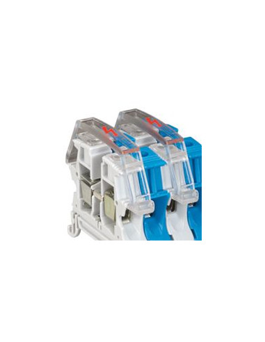 Ecran de protection unipolaire pour bloc de jonction à vis viking 3 avec 1 entrée 1 sortie pas 12mm et 15mm LEGRAND 037567