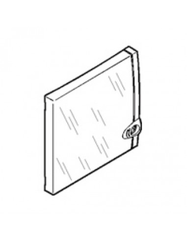 Porte IP40 IK07 pour coffret capacité mini 8 à 9 modules blanc RAL9003 LEGRAND 001328