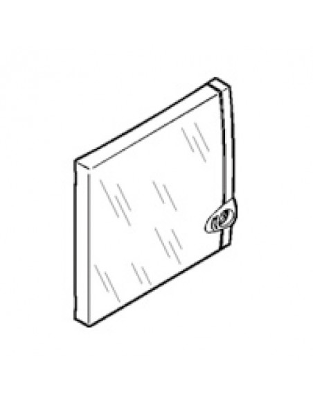 Porte IP40 IK07 pour coffret capacité mini 8 à 9 modules blanc RAL9003 LEGRAND 001328