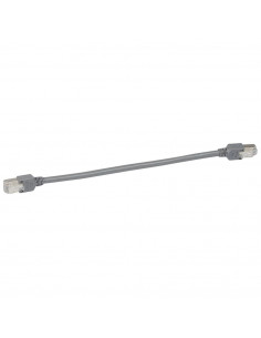 Cordon souple multimédia S/FTP pour module de brassage référence 413104 longueur 0,2m LEGRAND 413045 2