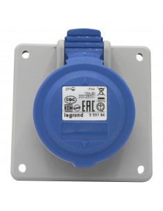 SOCLE TABLEAU 16A 2P+T 230V IP44 LEGRAND 555184 2