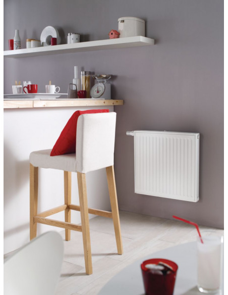 Radiateur acier SAMBA horizontal 4T 22HB hauteur 700 mm largeur 700 mm 21 éléments BDR THERMEA FRANCE CHAPPEE CC235H721