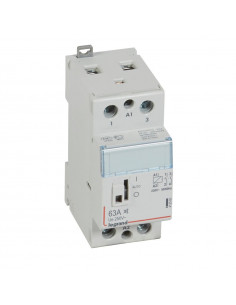 Contacteur de puissance CX3 2 pôles 230V 2F 63A Silencieux LEGRAND 412560 2
