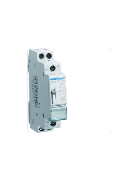 Télérupteur 1O+1F 12V HAGER EPN519