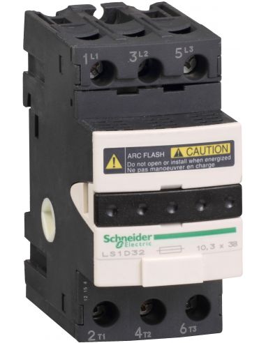 Corps de sectionneur fusible 3P 32A pour fusible NFC 10x38mm SCHNEIDER LS1D32