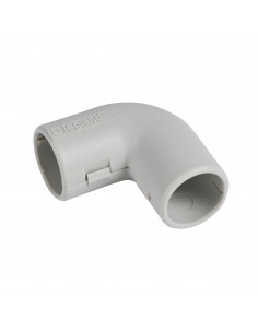 Coude équerre 90° IP40 Ø20mm gris RAL7035 LEGRAND 651612