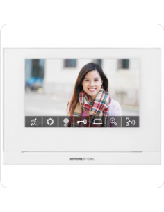 Moniteur mains libres écran 7" avec zoom 9 zones boucle mag. & wi-fi intégré GT1C7WL AIPHONE 200420 2