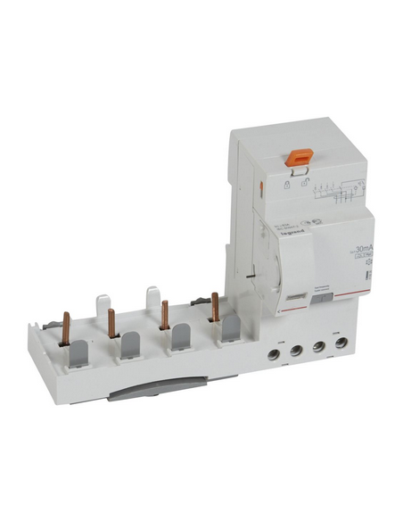 Bloc différentiel DX³ à vis Tétrapolaire 4 pôles 400V 63A Type HPI 30mA LEGRAND 410636