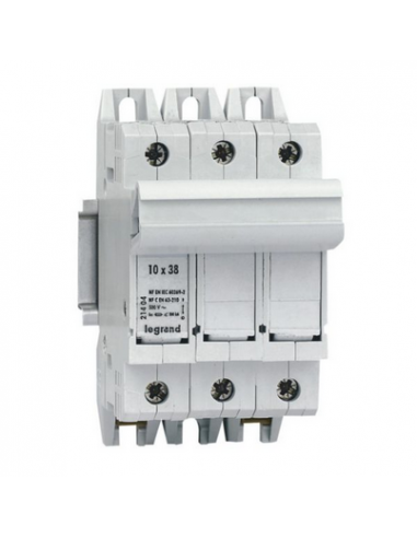 Coupe circuit 400V SP38 pour fusible 10X38mm 3 Pôles LEGRAND 021404