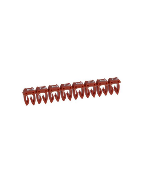 800 Repères CAB 3 pour filerie 4 à 6 mm² chiffre 2 rouge LEGRAND 038232