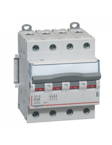 Interrupteur-sectionneur DX³-IS 4 Pôles 400V 63A 4 modules LEGRAND 406481