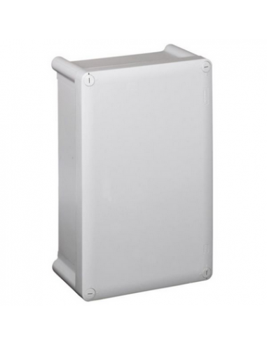 Boîtier industriel plastique IP55 IK07 360x270x124mm avec couvercle opaque RAL7035 LEGRAND 035990