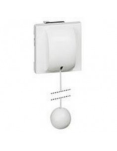 Interrupteur ou va-et-vient à tirage 10AX 250V~ Mosaic 2 modules blanc LEGRAND 077014 2
