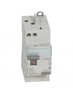 Interrupteur différentiel DX³-ID arrivée haut vis départ haut auto 2 Pôles 230V~ 25A type AC 30mA 2 modules LEGRAND 411631 2