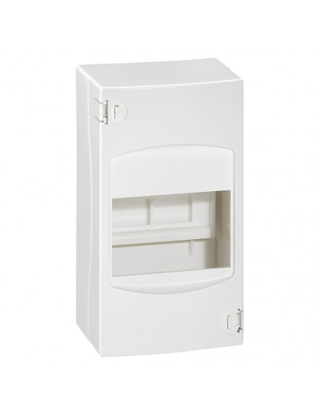 Coffret cache-bornes 4 modules blanc RAL9003 LEGRAND 001304