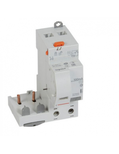 Bloc différentiel adaptable à vis DX³ 2 Pôles 230V 63A type AC 300mA LEGRAND 410414