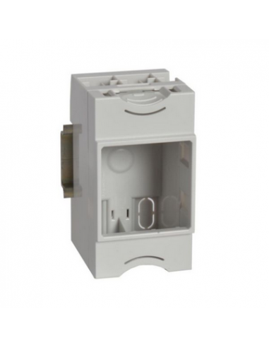 Support universel modulaire pour montage appareillage Mosaic 2 modules sur rail LEGRAND 412950