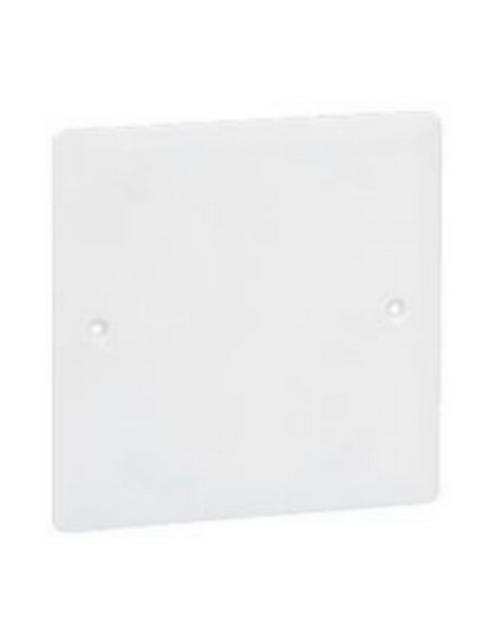 Couvercle universel carré Batibox 100x100mm pour boîte Ø85mm LEGRAND 089285