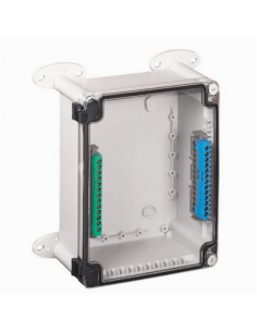 Boîtier industriel plastique IP55 IK07 270x170x86mm avec couvercle transparent RAL7035 LEGRAND 035971