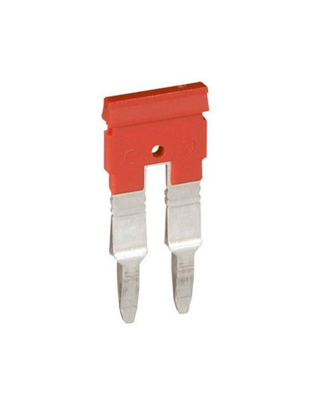 Peigne pour 2 blocs de jonction à vis ou ressort viking 3 pas 6mm rouge LEGRAND 037505