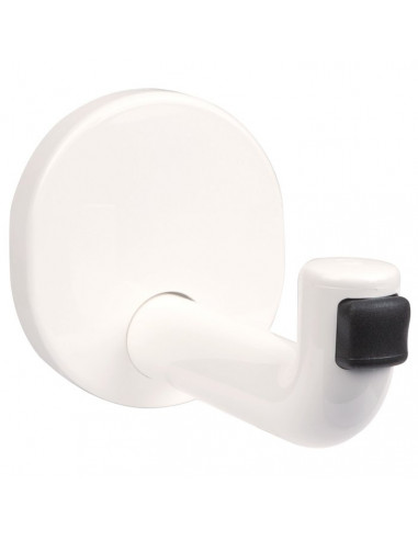 Patère nylon TSTH78 Blanc avec butée NORMBAU 0340010019