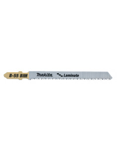 Lame de scie sauteuse 100x1,25 mm 14 TPI BiM B-55 Laminate par 5 pieces MAKITA B-31887 2