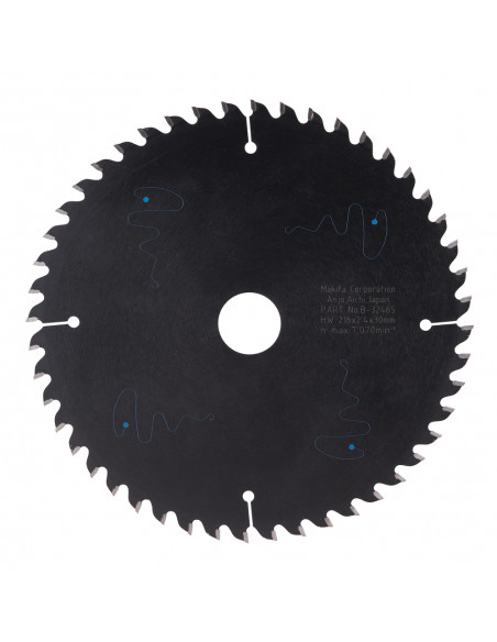 Lame de scie circulaire Makblade+ T.C.T 216 x 30 mm 48 dents pour le Bois MAKITA B-32465