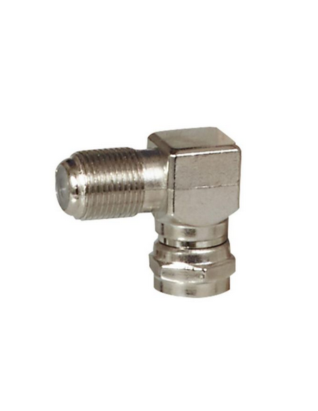 Adaptateur télévision type F mâle et femelle coudé LEGRAND 073993